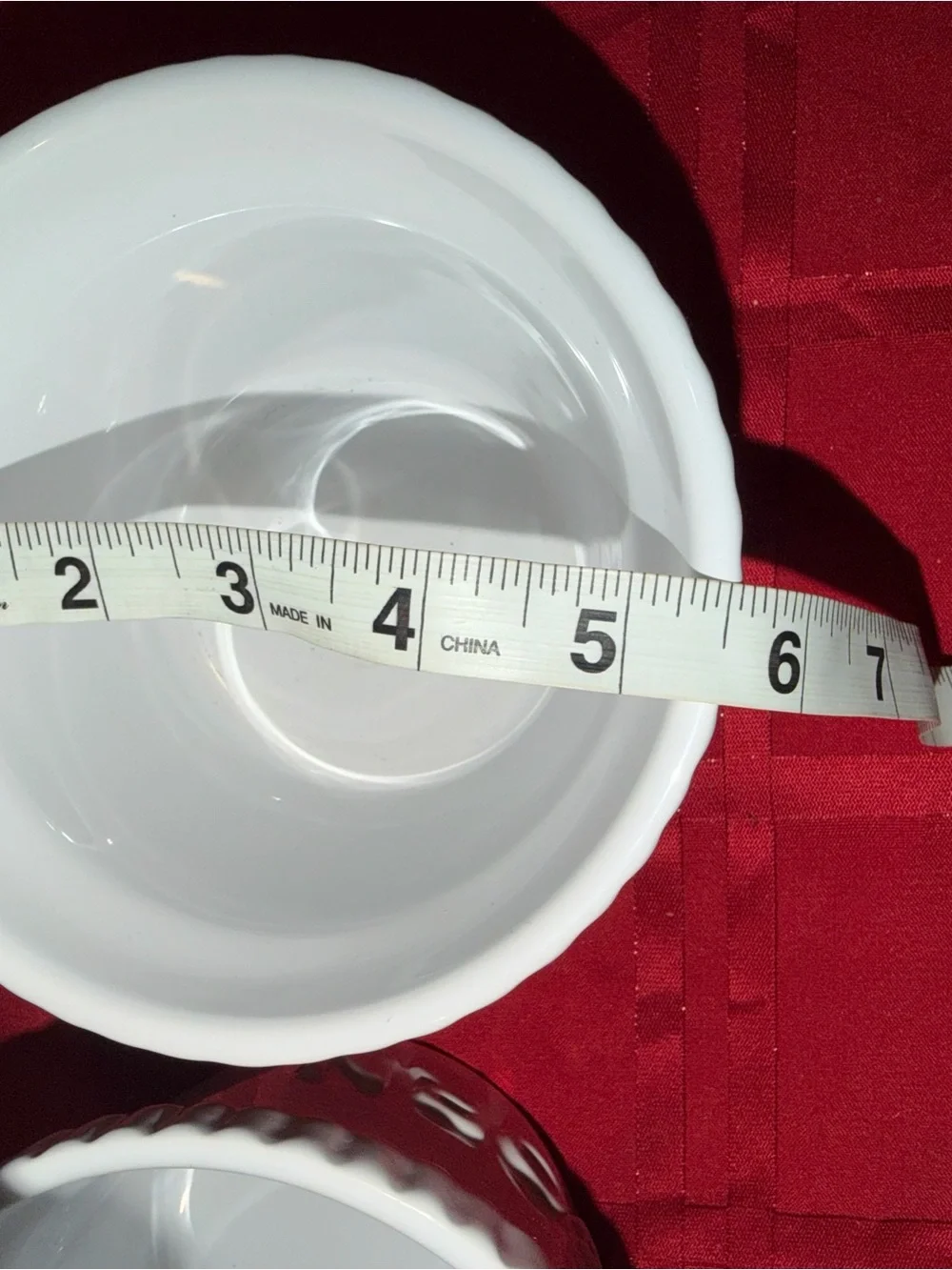 Target White Ceramic Popcorn Bowls - Set of 2